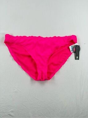 No Boundaries Bright Pink Ruffle Bikini Bottoms
